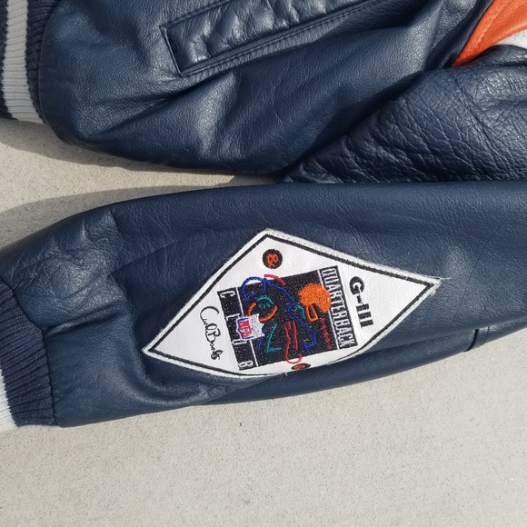 CHICAGO BEARS G III Carl Banks Leather Jacket | XL - Picture 5 of 12